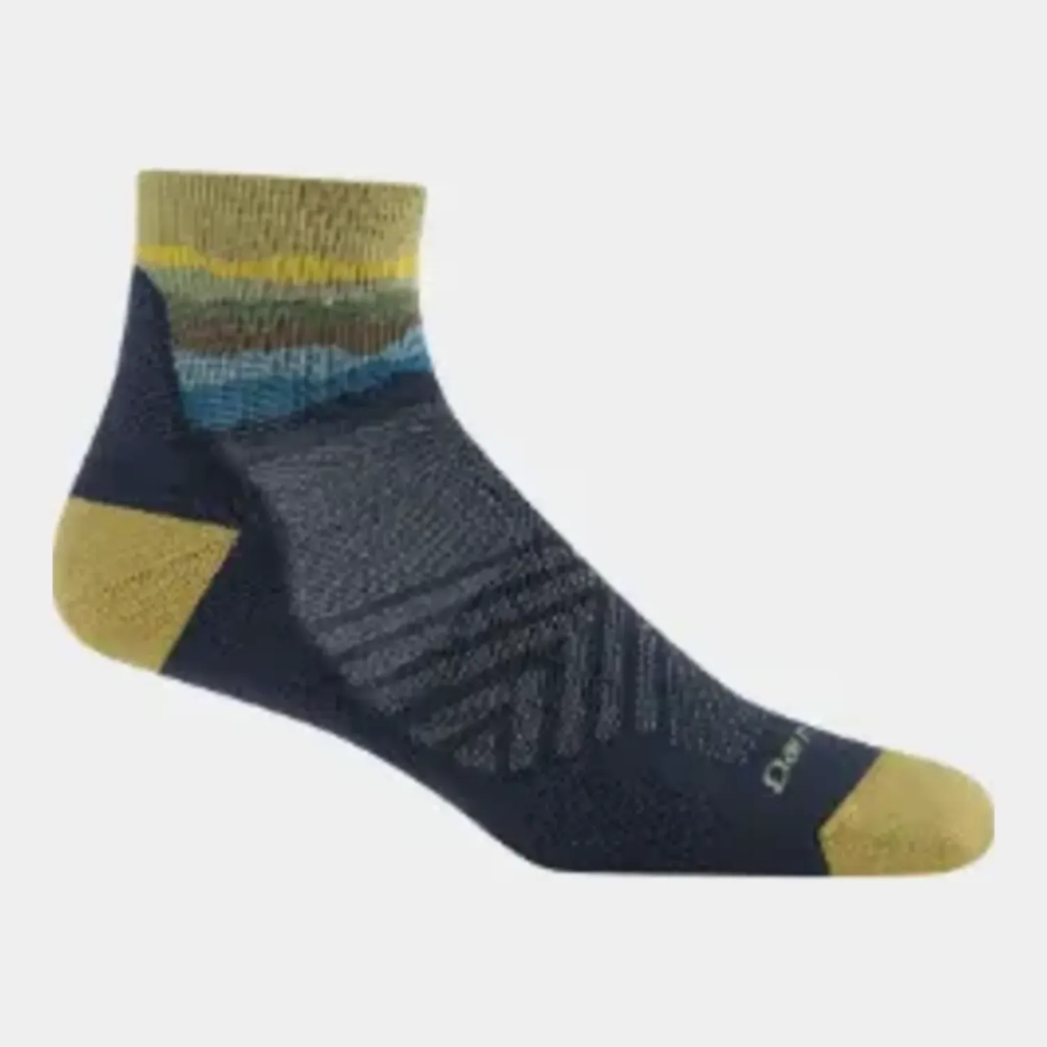 1040 - Darn Tough Men's Run Quarter Cushion Ultra-Lightweight Running Socks, alternate view 1