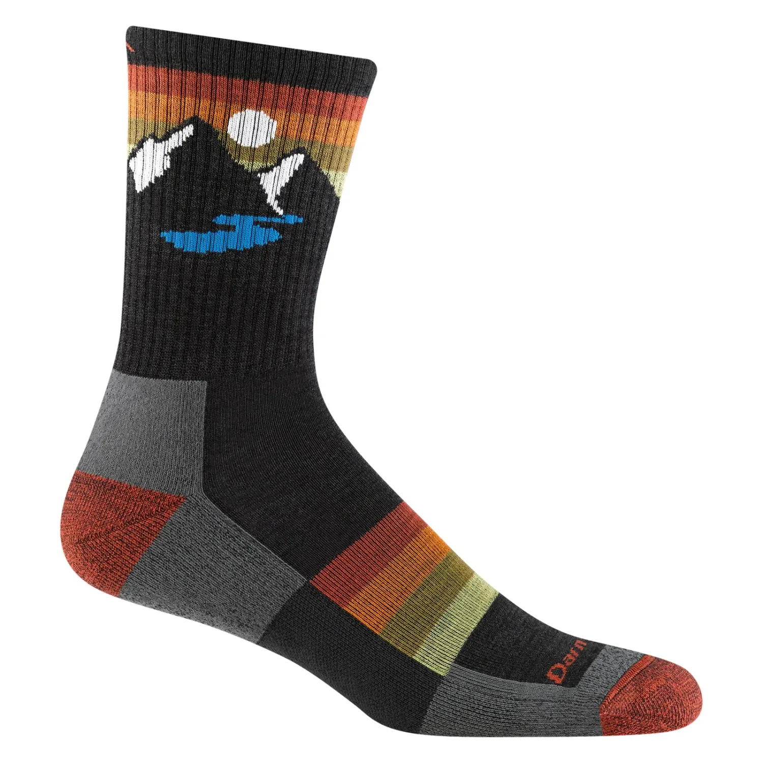 1997 - Darn Tough Men's Sunset Ridge Micro Crew Lightweight Hiking Socks