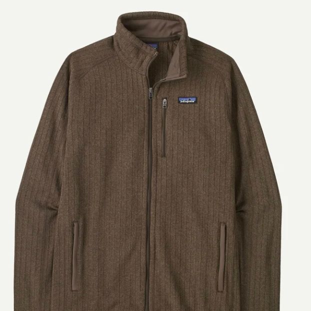 Patagonia Men's Better Sweater Fleece Jacket, Color: Marlow Brown Rib Knit, Size: Medium