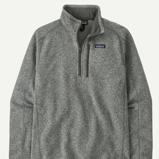 Patagonia Men's Better Sweater 1/4-Zip Fleece, Color: Stonewash, Size: Medium