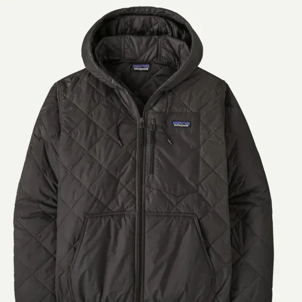 Patagonia Men's Diamond Quilted Bomber Hoody, front view