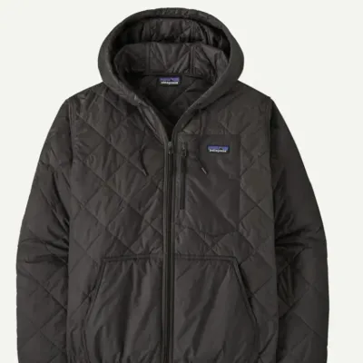 Patagonia Men's Diamond Quilted Bomber Hoody, front view