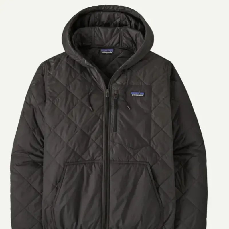 Patagonia Men's Diamond Quilted Bomber Hoody, front view