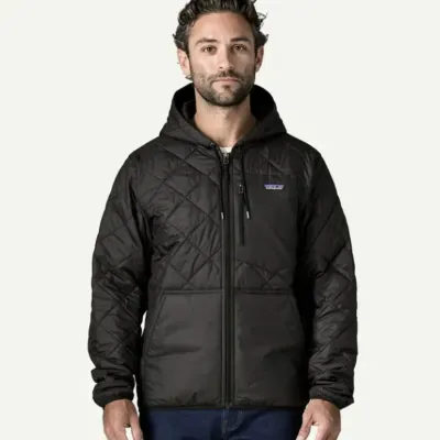 Patagonia Men's Diamond Quilted Bomber Hoody, alternate view 1