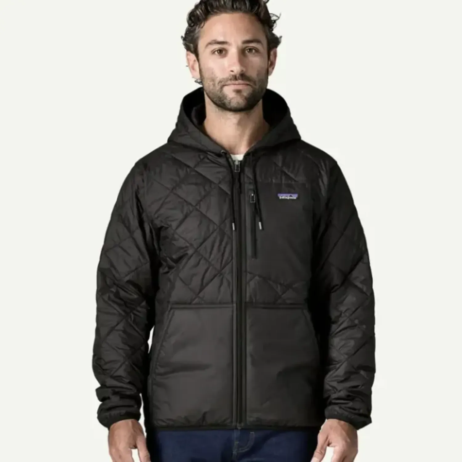 Patagonia Men's Diamond Quilted Bomber Hoody, alternate view 1