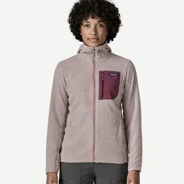 Patagonia Women's R1 Air Fleece Full-Zip Hoody, alternate view 1