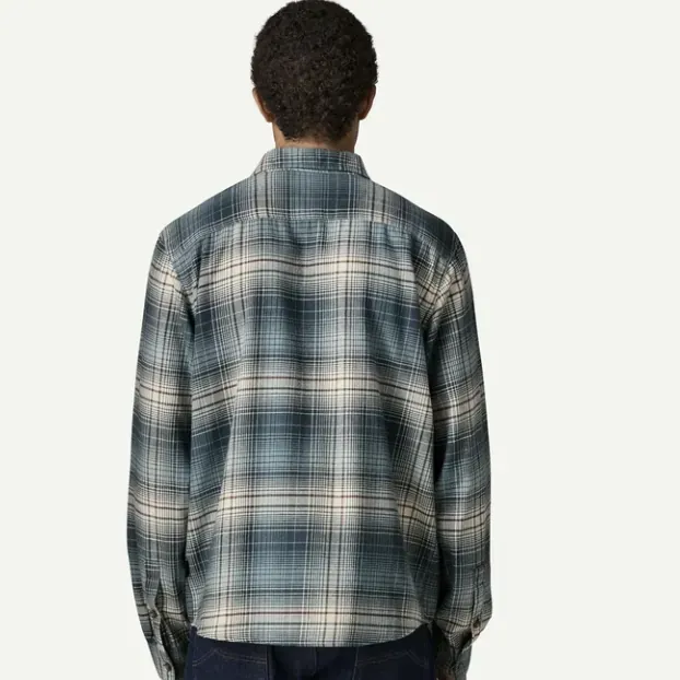 Patagonia Men's Long-Sleeved Lightweight Fjord Flannel Shirt, front view