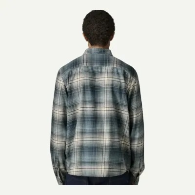Patagonia Men's Long-Sleeved Lightweight Fjord Flannel Shirt, front view
