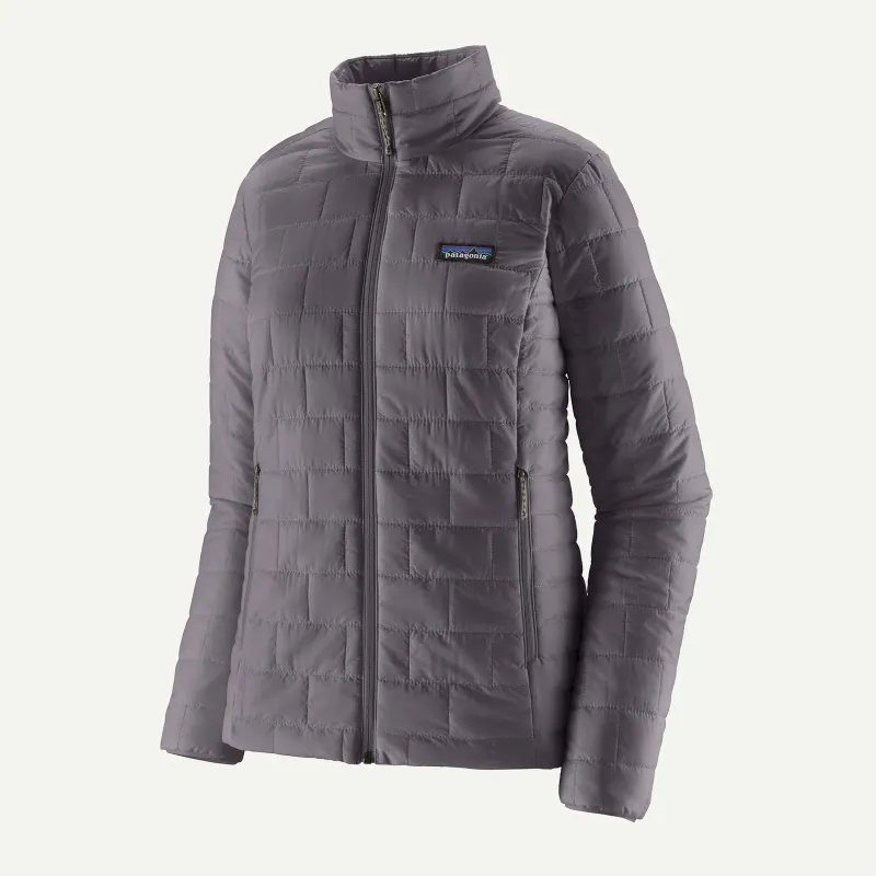 Patagonia Women's Nano Puff Jacket in Mygr, front view
