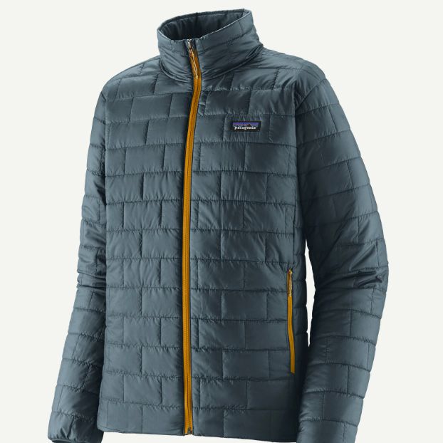 Patagonia Men's Nano Puff Jacket, Color: Summit Blue, Size: Medium