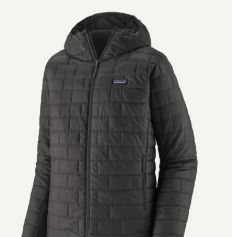 Patagonia Men's Nano Puff Hoody, Color: Black, Size: Medium
