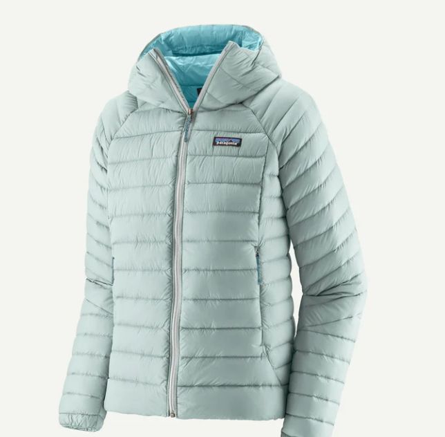 Patagonia Women's Down Sweater Hoody, Color: Virtually Blue, Size: Small