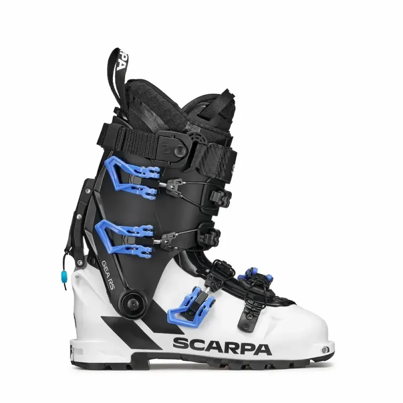 Scarpa Gea RS 2027 in Purewhite Indigo, front view