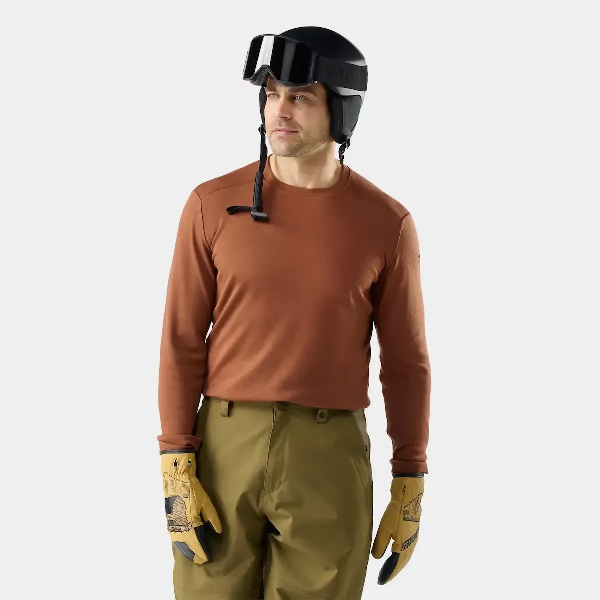 Smartwool Men's Classic Thermal Merino Base Layer Crew, alternate view 2