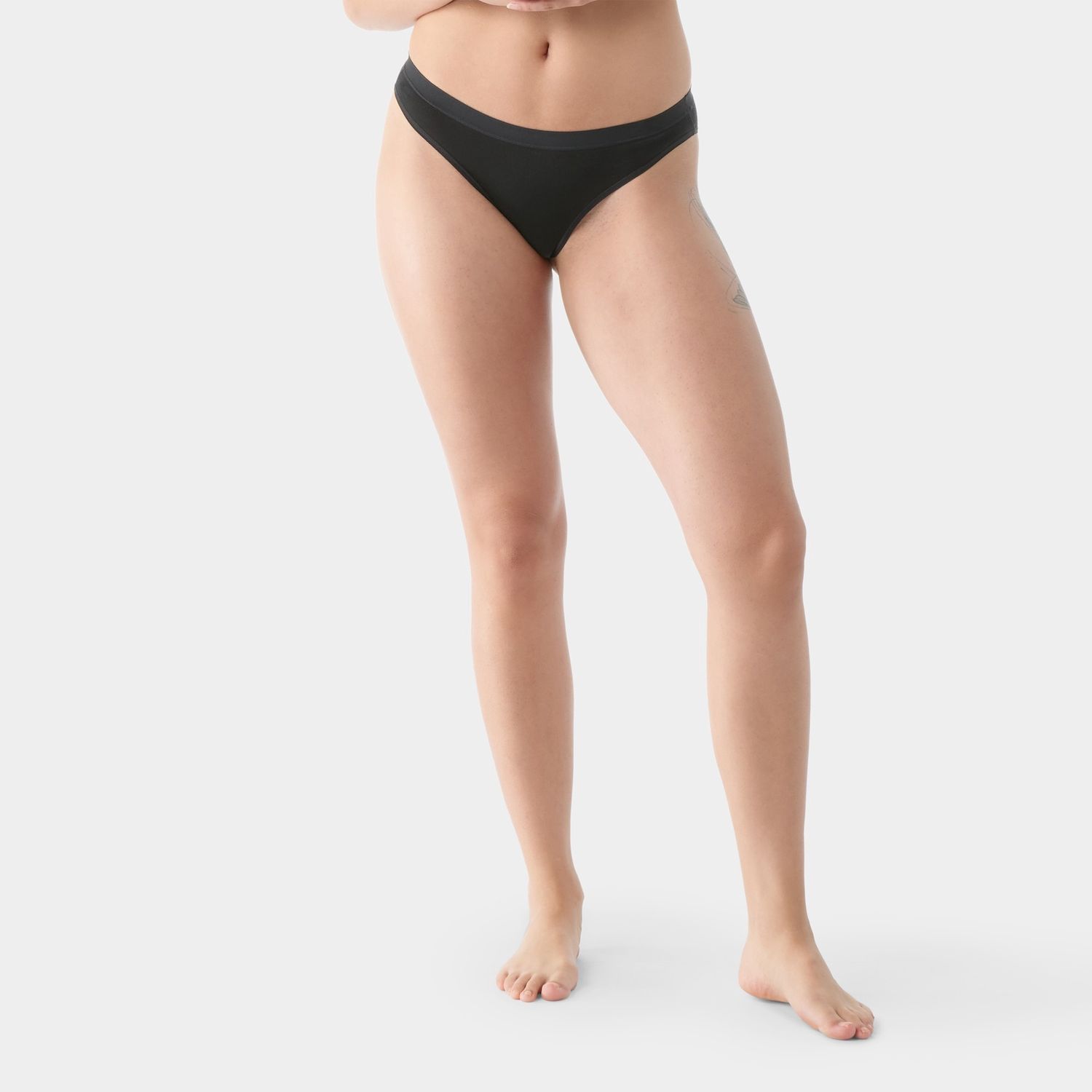 Smartwool Women's Everyday Merino Bikini Boxed, Color: Black, Size: M