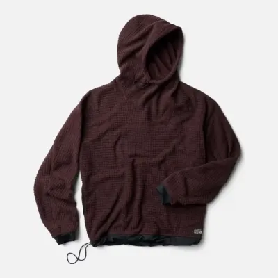 Mountain Hardwear Summit Grid Big Grid Hoody — Mens in Pu, front view