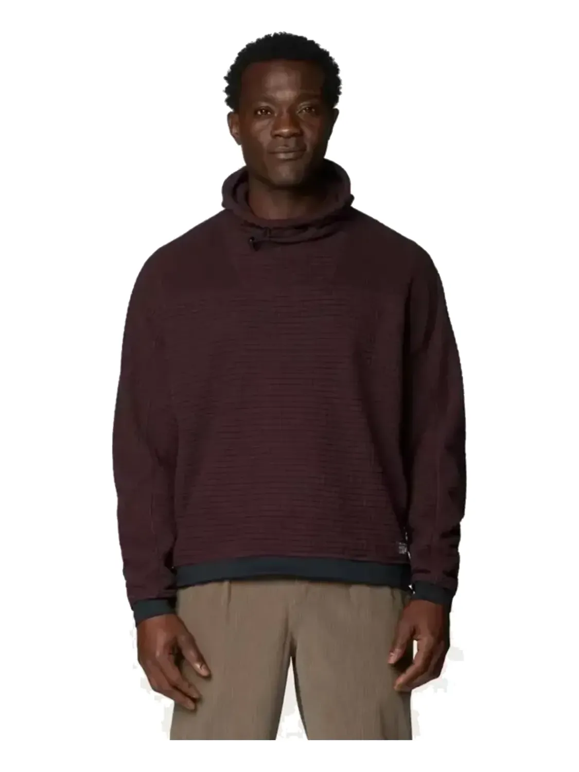 Mountain Hardwear Men's Summit Grid Big Grid Hoody in Om, alternate view 1