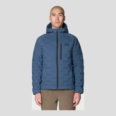 Mountain Hardwear Men's StretchDown Hooded Jacket in Om, alternate view 1