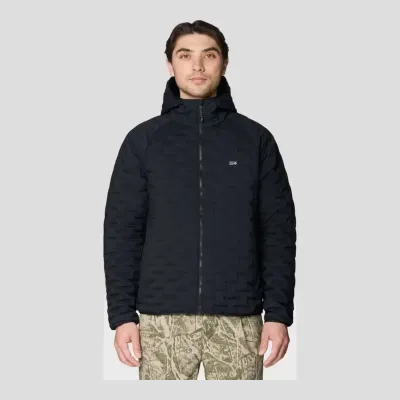 Mountain Hardwear Men's Stretchdown Light Hooded Jacket in Om, alternate view 1