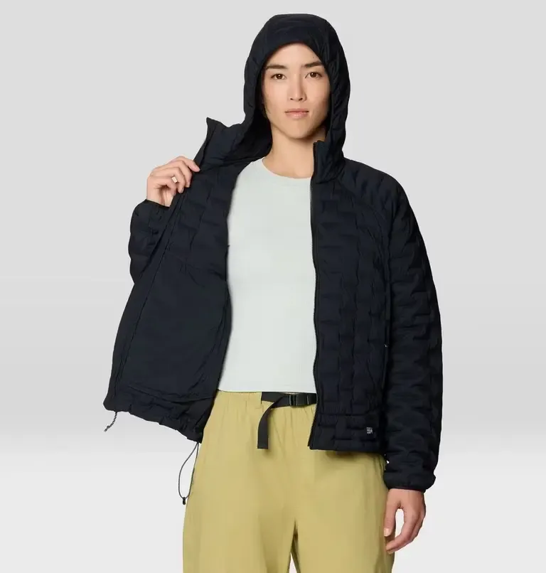 Mountain Hardwear Stretchdown Light Hooded Jacket — Womens