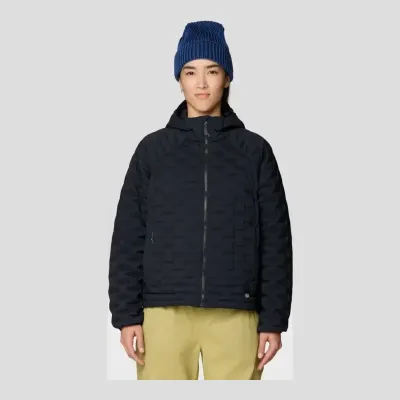 Mountain Hardwear Stretchdown Light Hooded Jacket — Womens in Om, alternate view 1