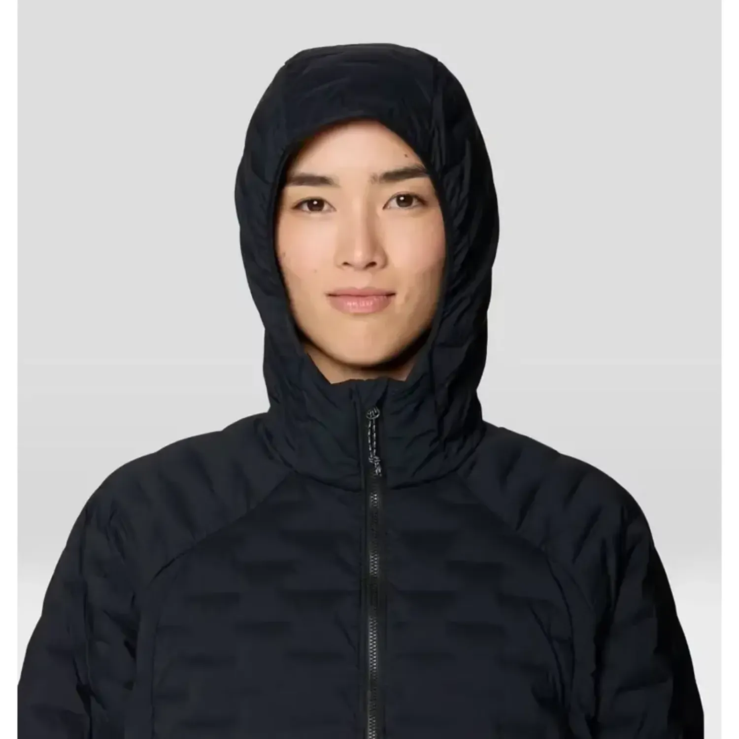 Mountain Hardwear Stretchdown Light Hooded Jacket — Womens in Om, alternate view 4