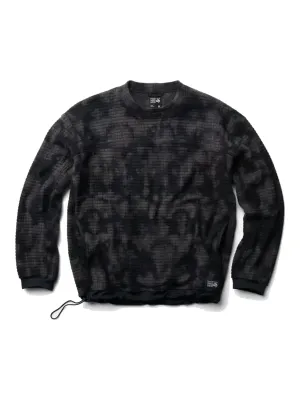 Mountain Hardwear Men's Summit Grid Big Grid Pullover Crew, front view