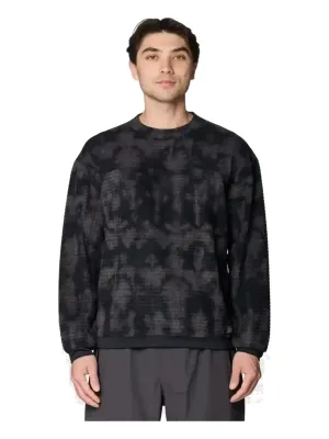 Mountain Hardwear Men's Summit Grid Big Grid Pullover Crew, alternate view 1