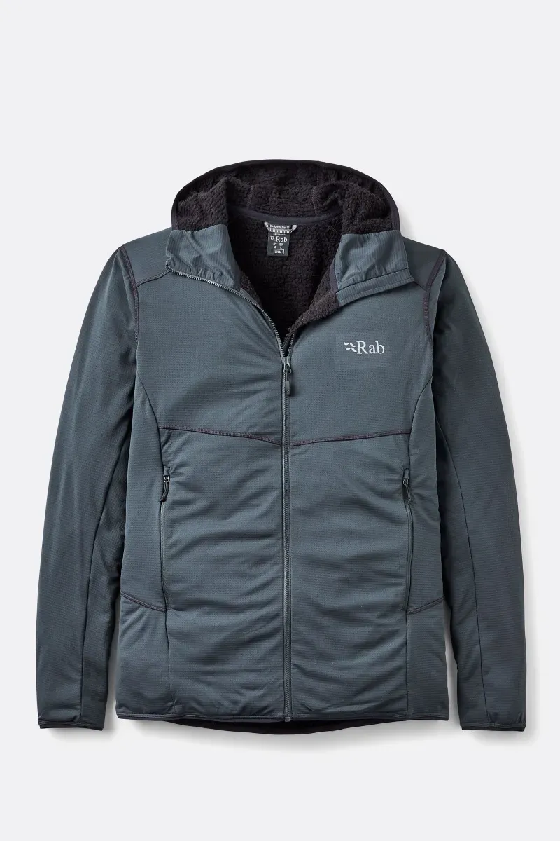 Rab Men's Evolute Hoody, Color: Beluga, Size: Medium