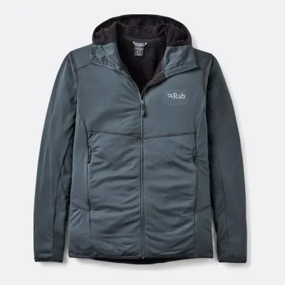 Rab Men's Evolute Hoody in Bel, front view