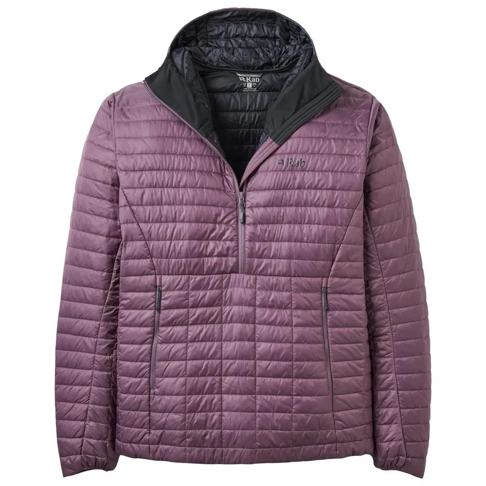 Rab Women's Microlighter Pullover Hoody, Color: Dark Iris, Size: S
