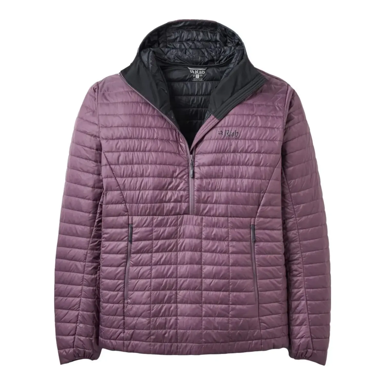 Rab Women's Microlighter Pullover Hoody, Color: Dark Iris, Size: S