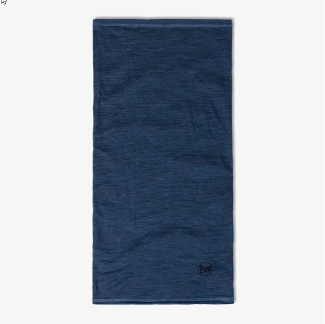 Buff Merino Lightweight Neck Gaiter Multistripes, Color: Tempest