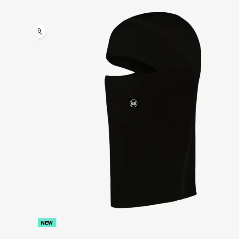 Buff Merino Midweight Hinged Balaclava, front view