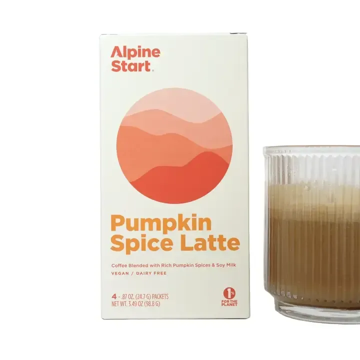 Alpine Start Pumpkin Spice Latte 5-Pack, front view