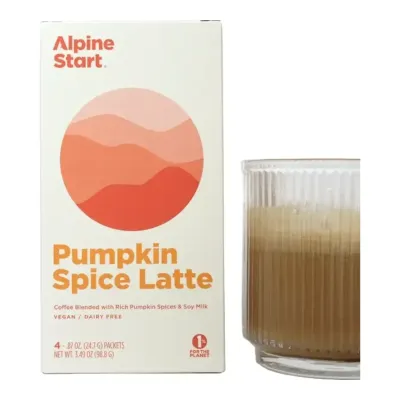Alpine Start Pumpkin Spice Latte 5-Pack, front view