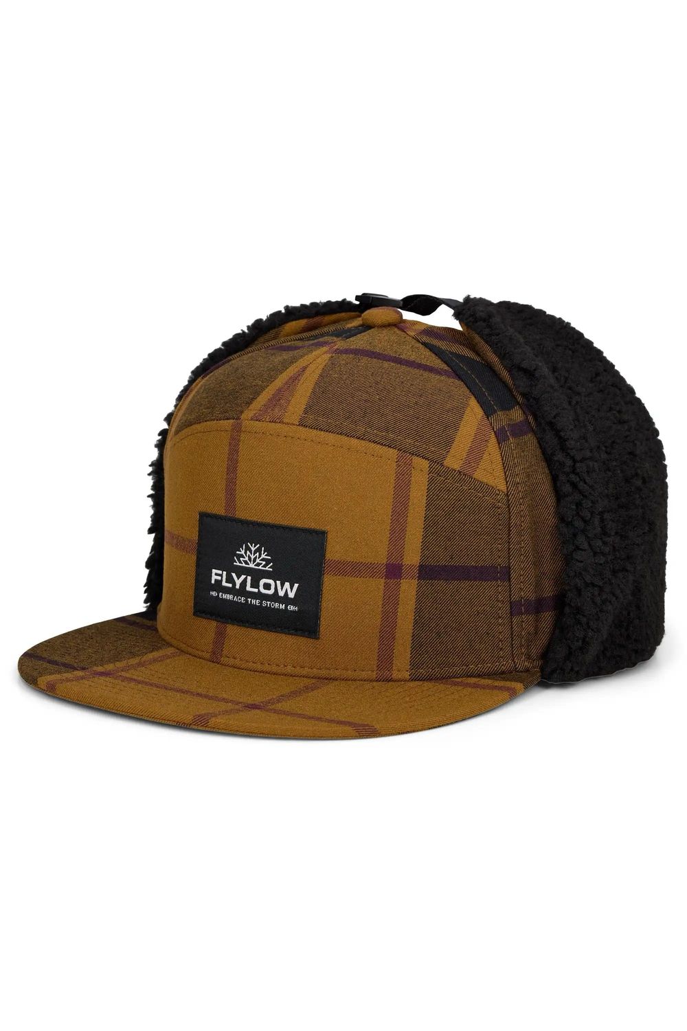 Flylow Walleye Cap, Color: Rye/Hearth Plaid, Size: S/M