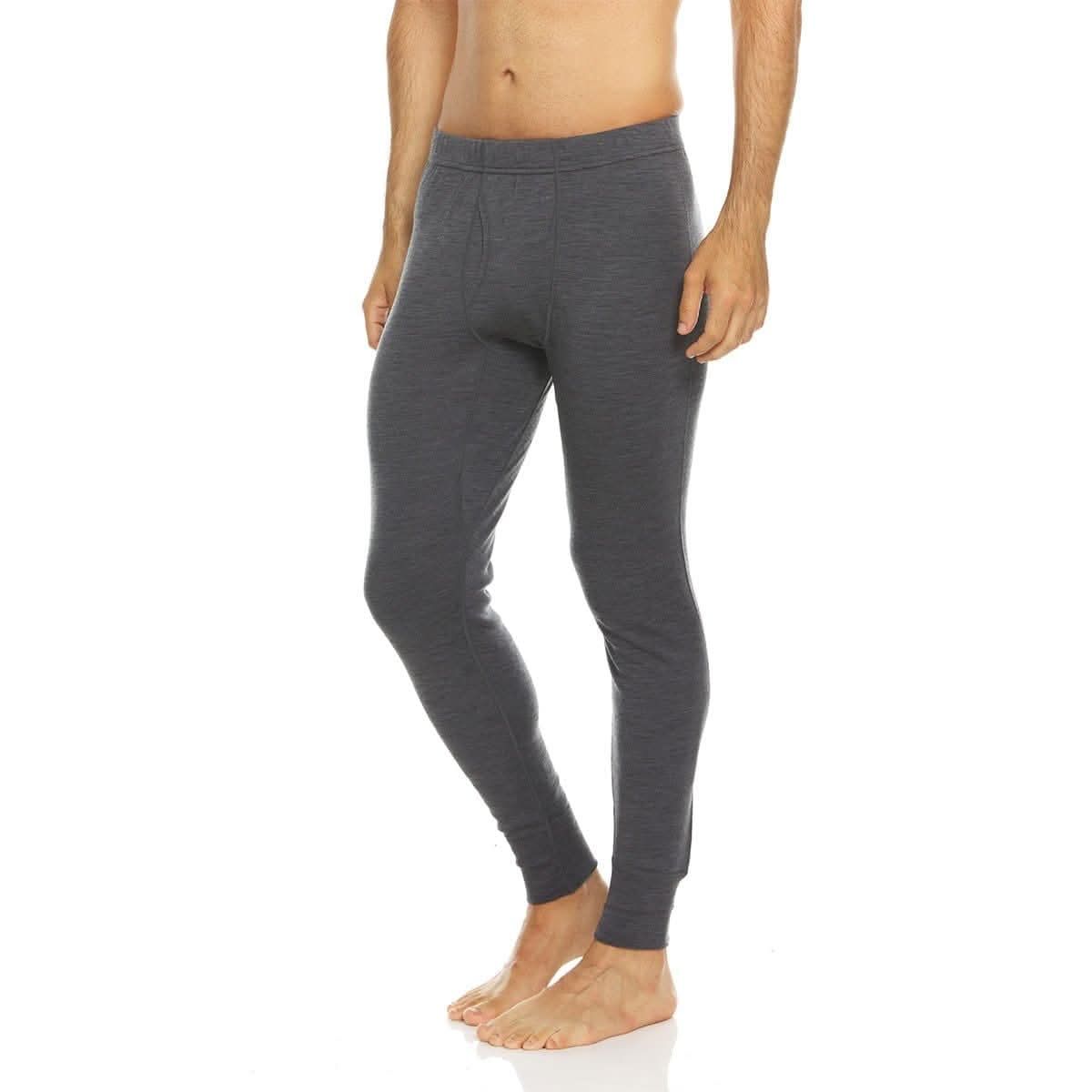 Minus33 Men's Kancamagus Midweight Base Layer Bottom, Color: Charcoal Gray, Size: XXL