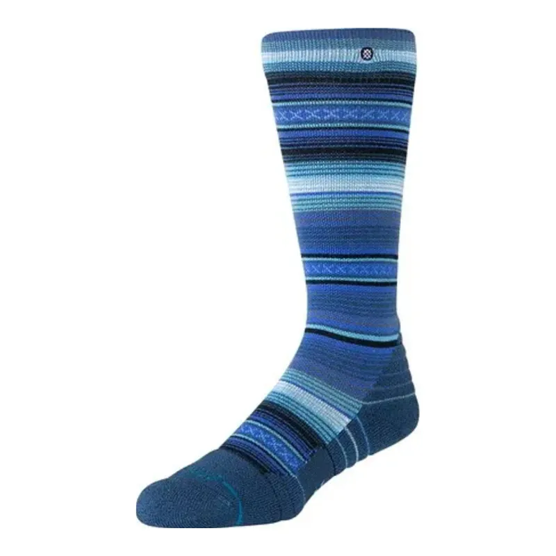 Stance Kids Curren ST Mid Wool Snow Socks in Blue, front view
