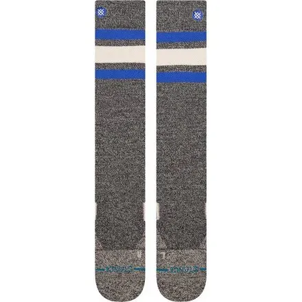 Stance Boyd Mid Wool Snow Socks in Blue, alternate view 1
