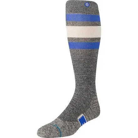 Stance Boyd Mid Wool Snow Socks, Color: Blue, Size: L