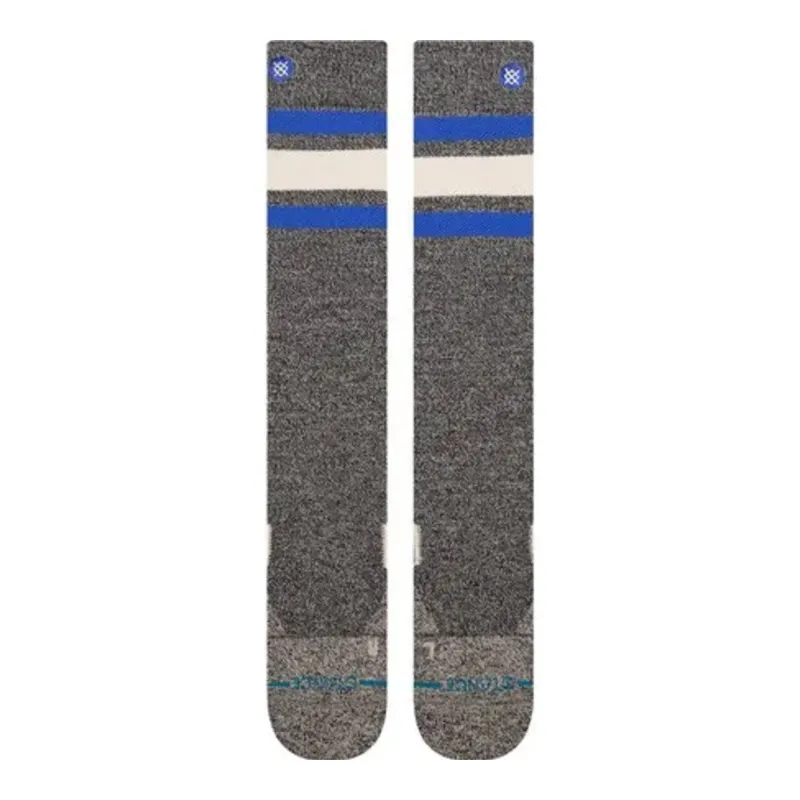 Stance Boyd Mid Wool Snow Socks in Blue, alternate view 1