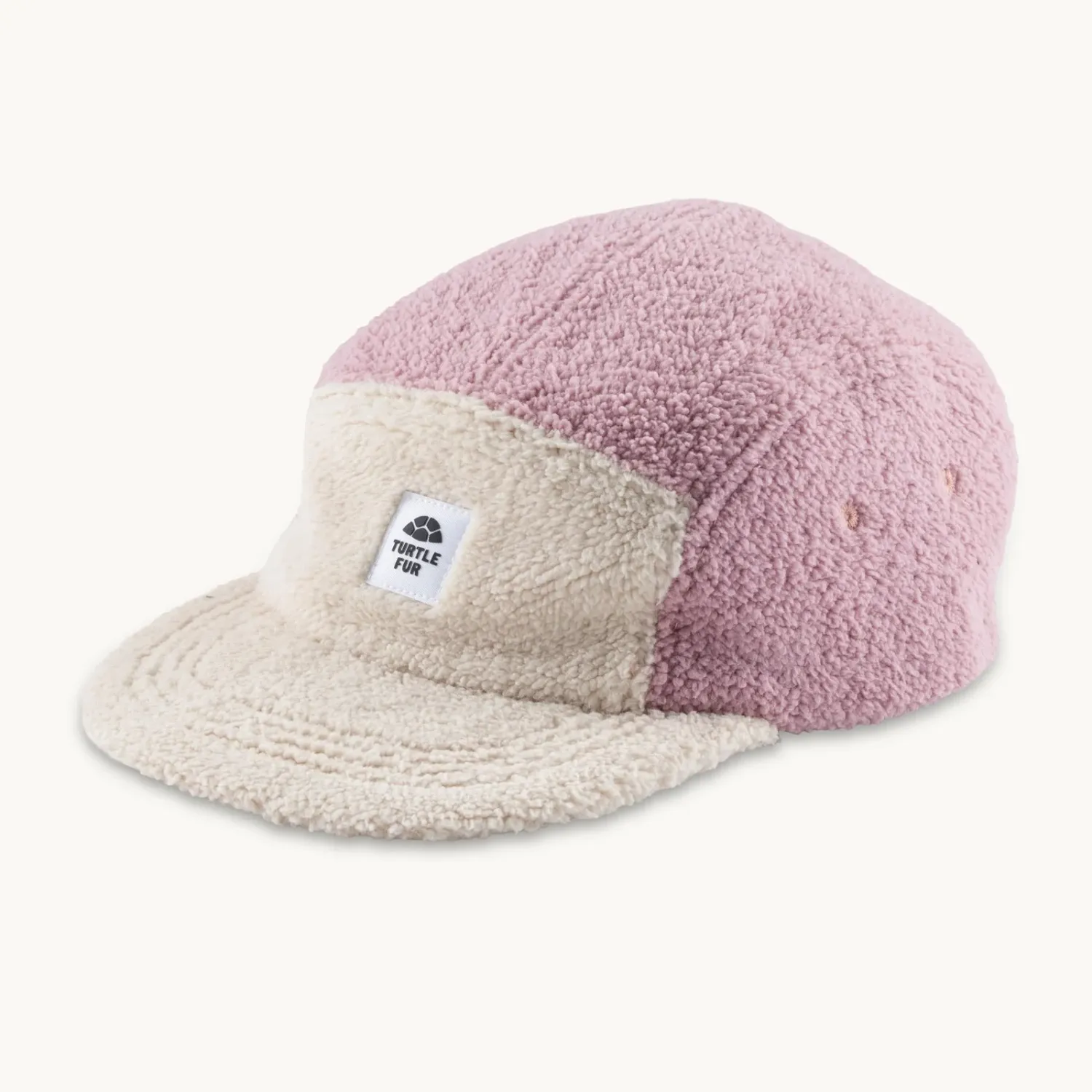 Turtle Fur Art 5 Panel Hat, Color: Petal