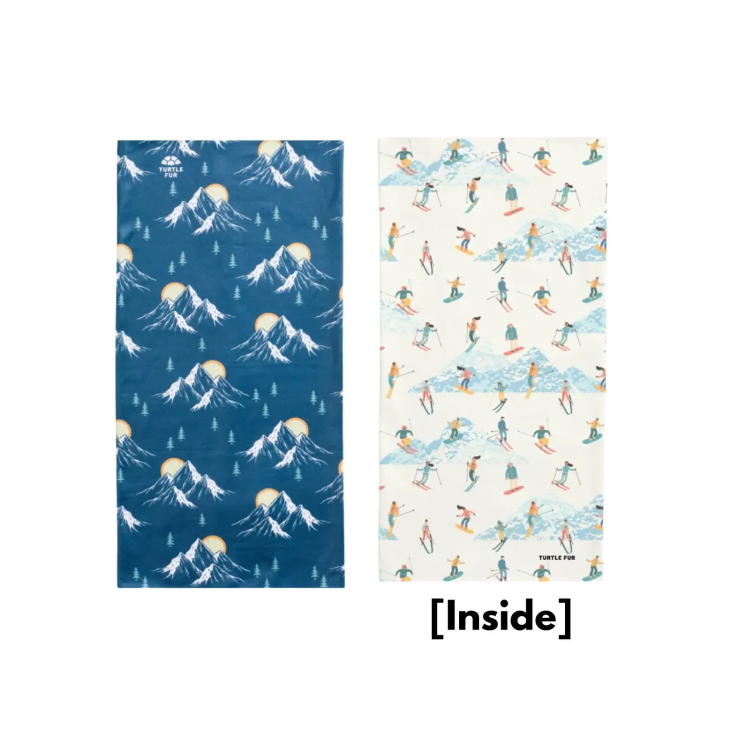 Turtle Fur Kids' Comfort Shell Reversible Tube Neck Gaiter, Color: Poppin' Poppies