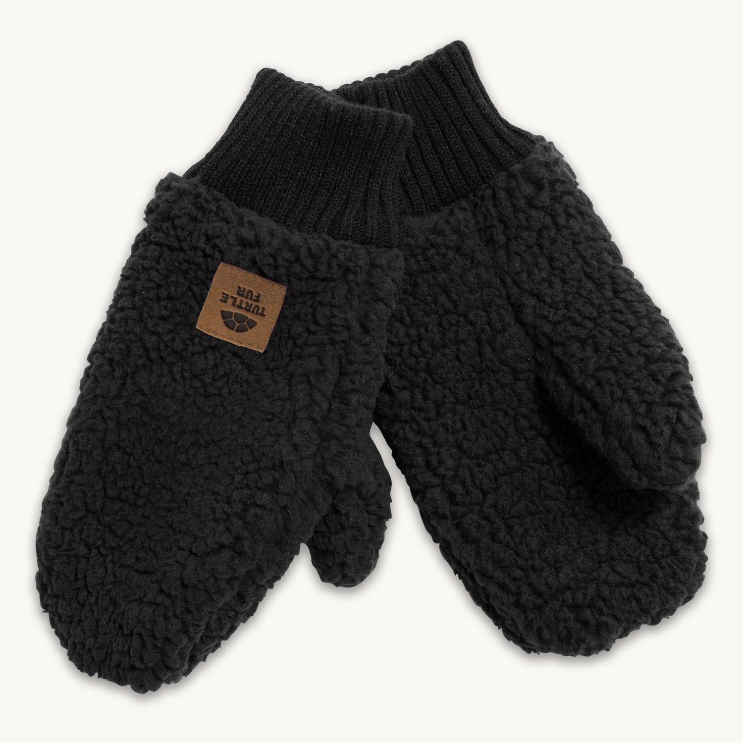 Turtle Fur Comfort Lush Freestyle Mittens, Color: Black