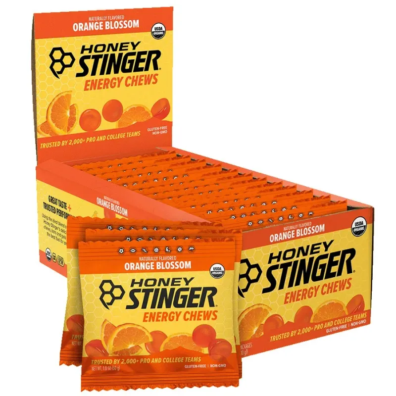 Honey Stinger Organic Energy Chews in Orange Blossom, alternate view 1