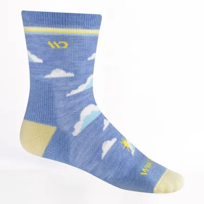 Wide Open Women's Cloud Hop Socks in Sky, alternate view 1
