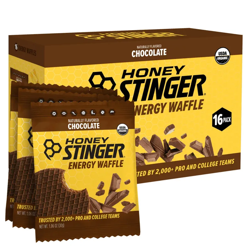 Honey Stinger Organic Waffle in Chocolate, front view