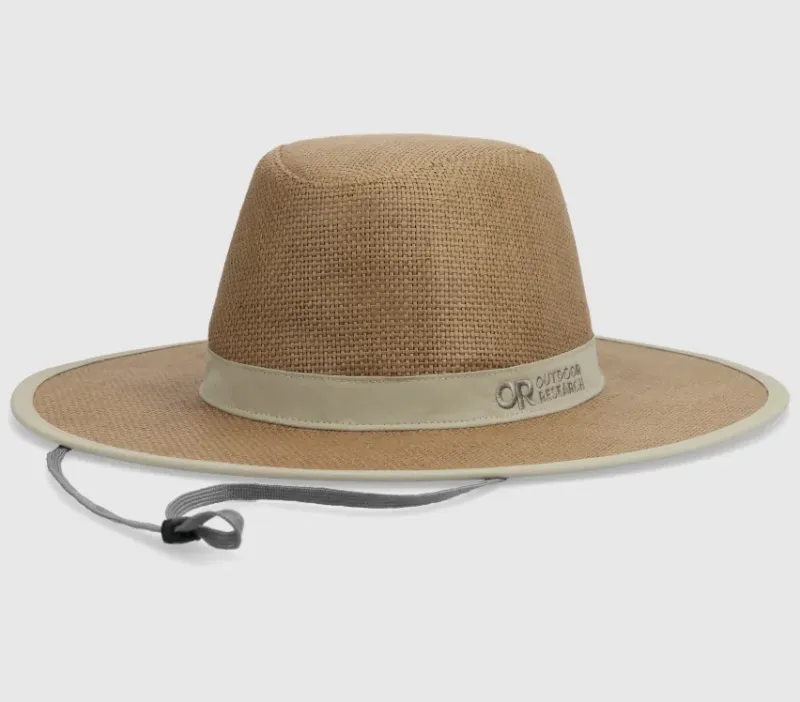 Outdoor Research Papyrus Brim Hat in Walnut, front view