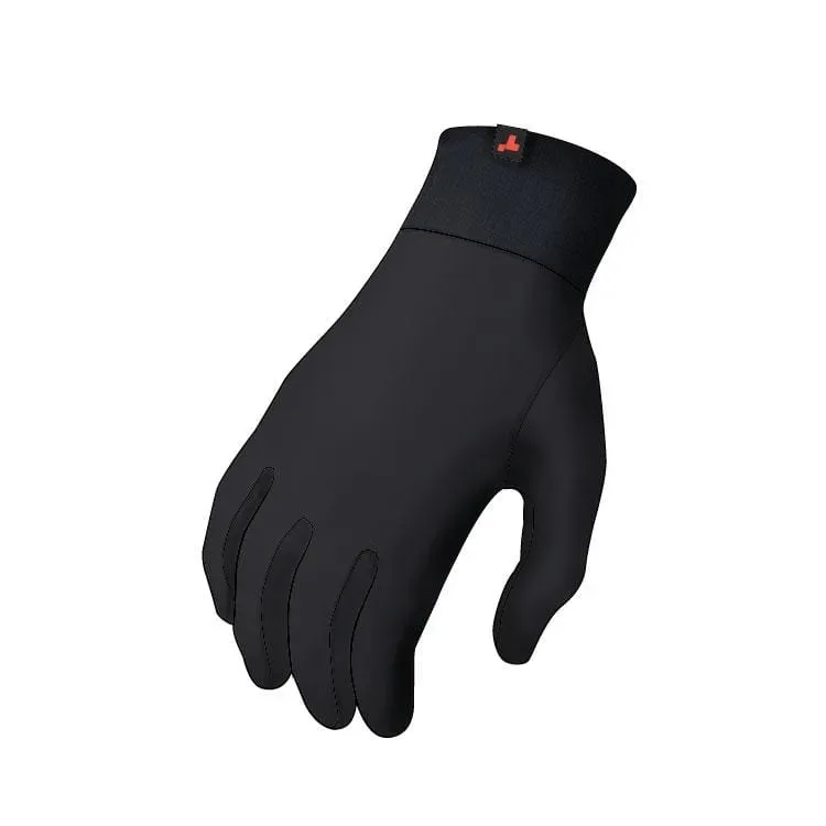 Terramar Adult Glove Liners in Black, front view